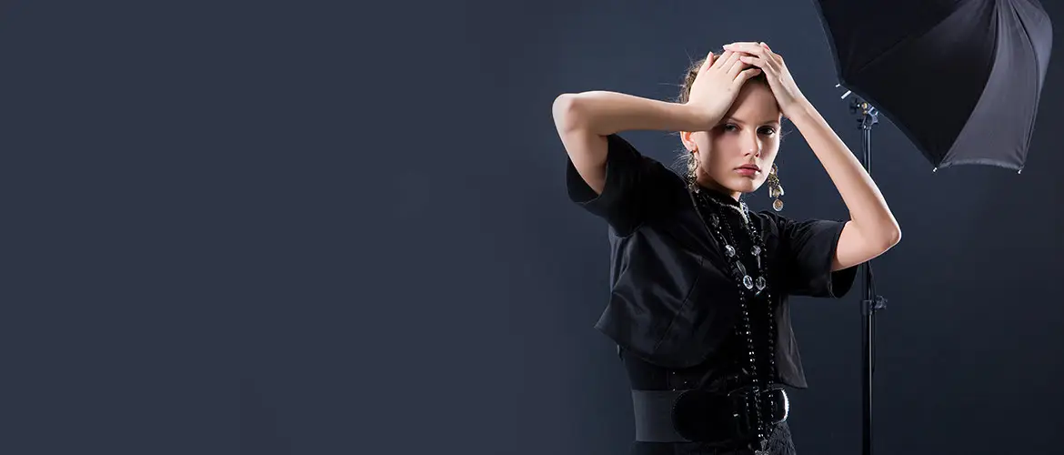 Shirred sleeveless shirtdress image